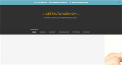 Desktop Screenshot of gestaltungen.ch