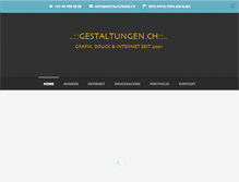 Tablet Screenshot of gestaltungen.ch